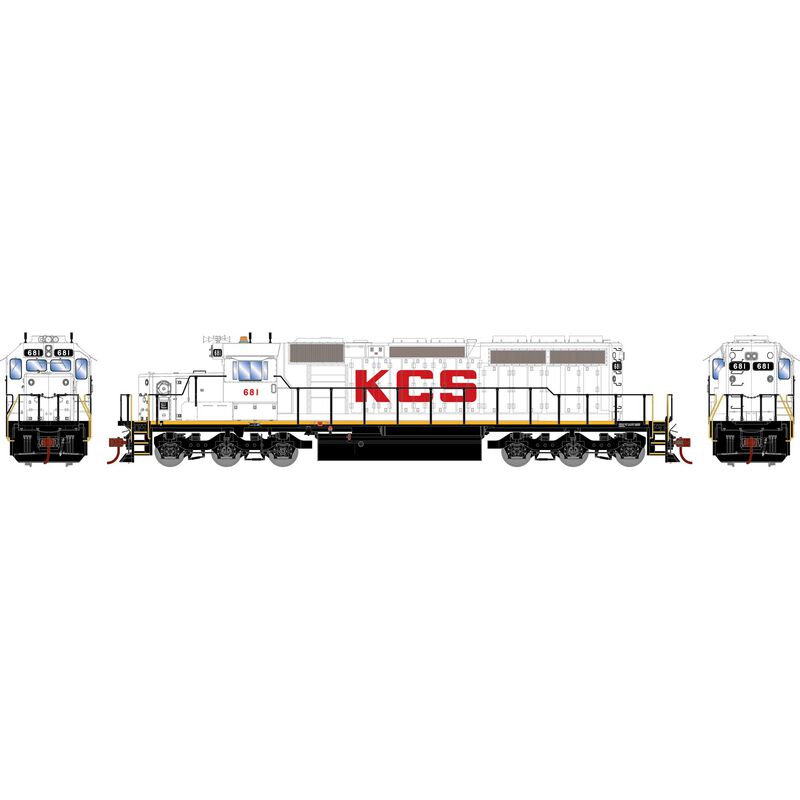 HO EMD SD40-2 Locomotive, KCS #681