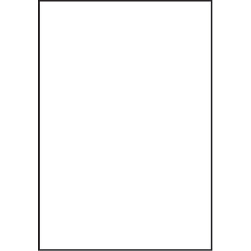 Styrene Sheets, White, .020 x 7.6" x 11" (4)