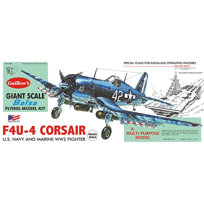 Vought F4U-4 Corsair Kit, 30.5"