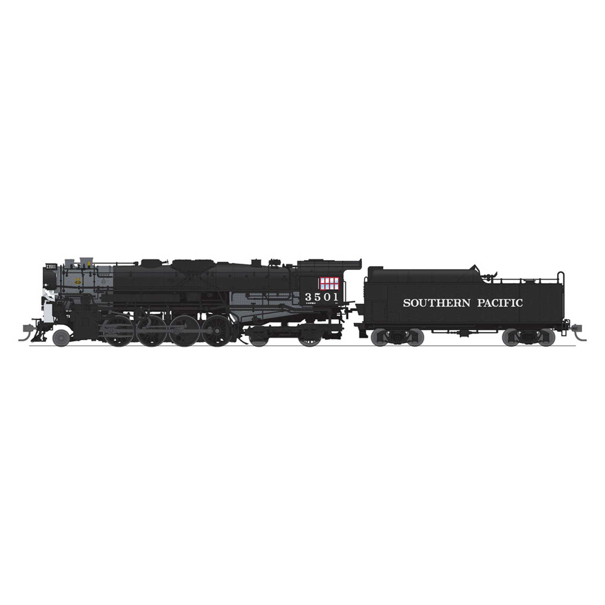 HO BLI Southern Pacific EMD E-7 A+B Dual Power BLI 9820 HO Scale EMD SD45 Southern Pacific SP 7399 Paragon4 (Daylight  Scheme DC⁄DCC⁄Sound)