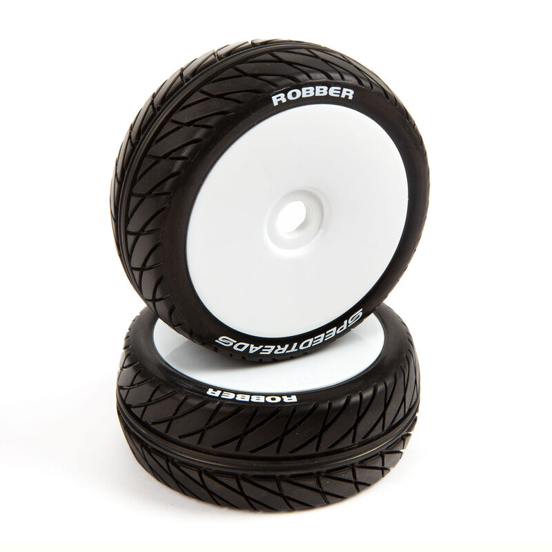 SpeedTreads Robber Mounted (2): 1/8 Buggy