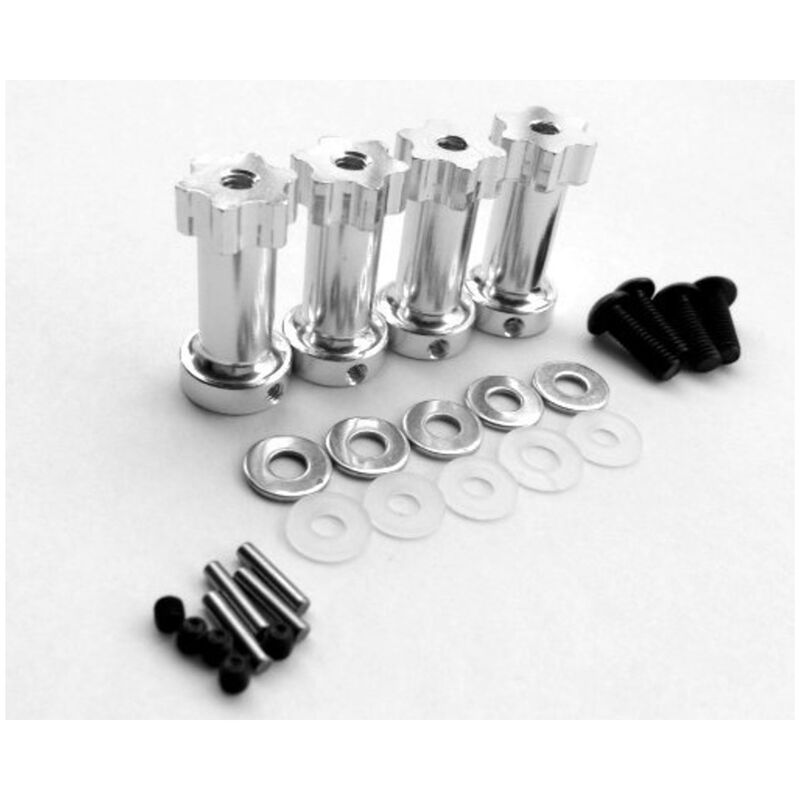 Aluminum 12mm Hex Wheels 28mm Extension