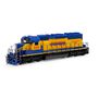 HO SD40 Locomotive with DCC & Sound, FWWR #2029