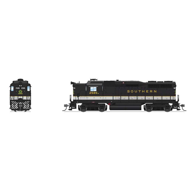 HO EMD GP30 Locomotive, SOU 2588, Tuxedo Scheme