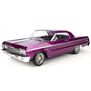 1/10 SixtyFour Chevrolet Impala Brushed 2WD Hopping Lowrider RTR, Purple