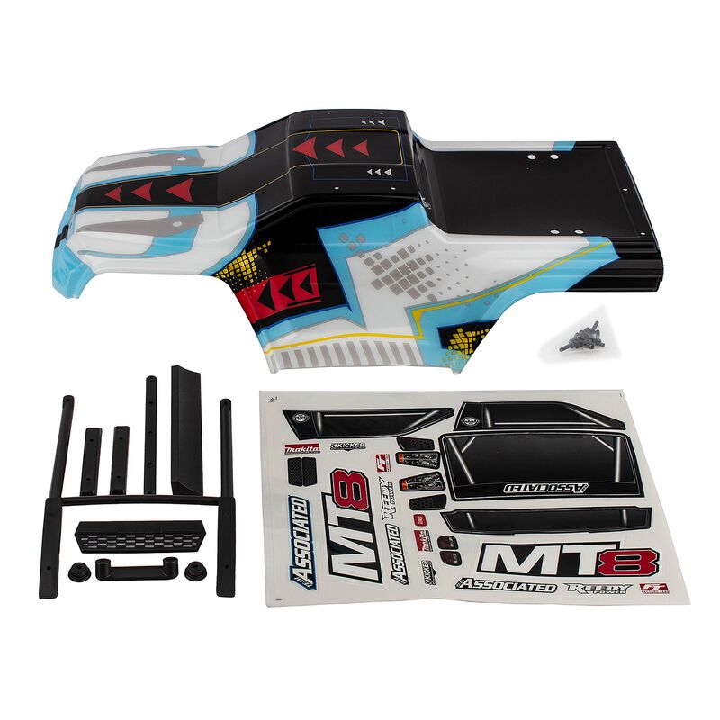 Body Set, Painted, 1/8 Team Associated Rival MT8