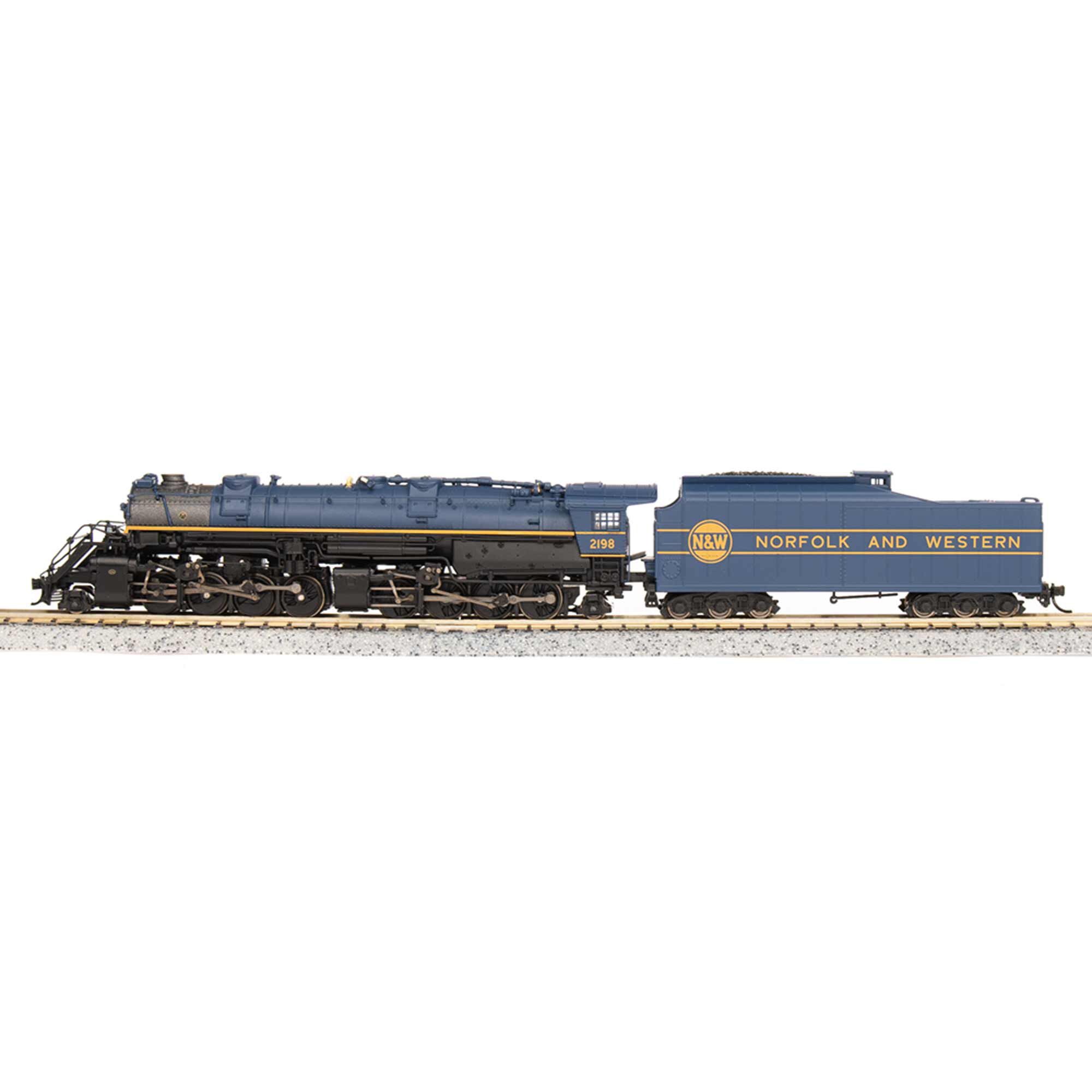 Broadway Limited Imports N 2-8-8-2 Y6b Locomotive, 60s Blue