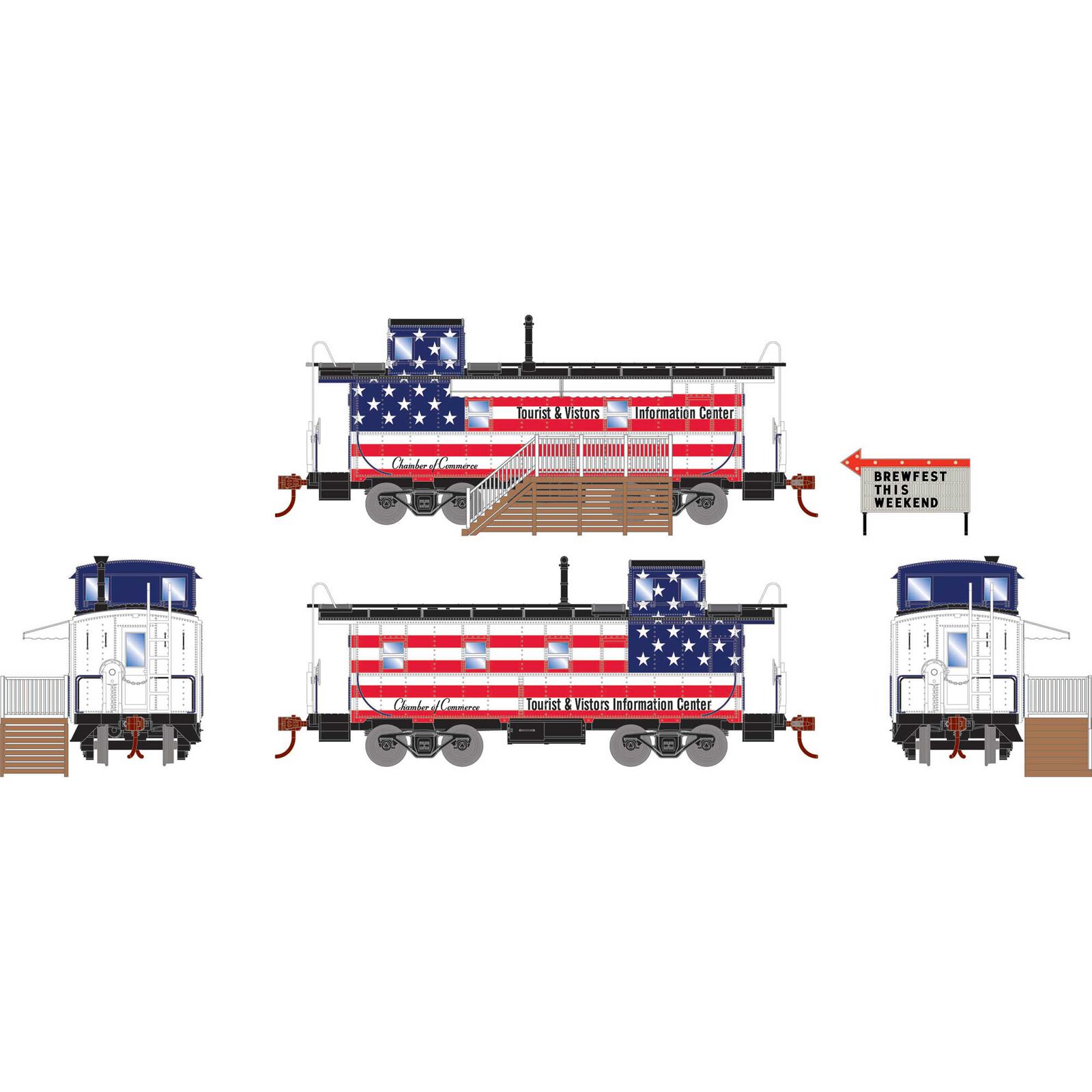 HO Concession Caboose, Chamber of Commerce