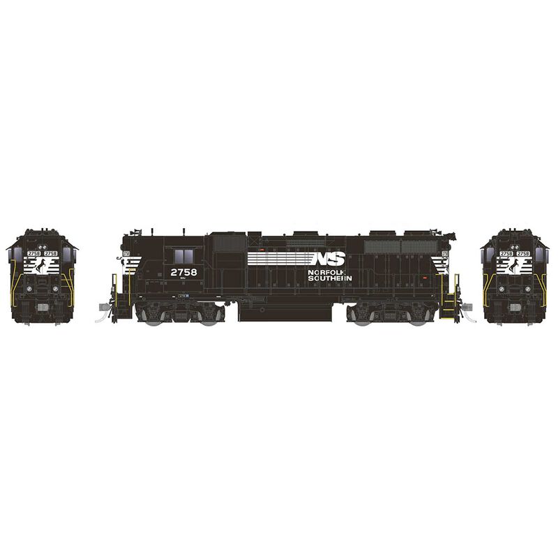 HO EMD GP38 High Hood Locomotive with DCC & Sound NS #2783