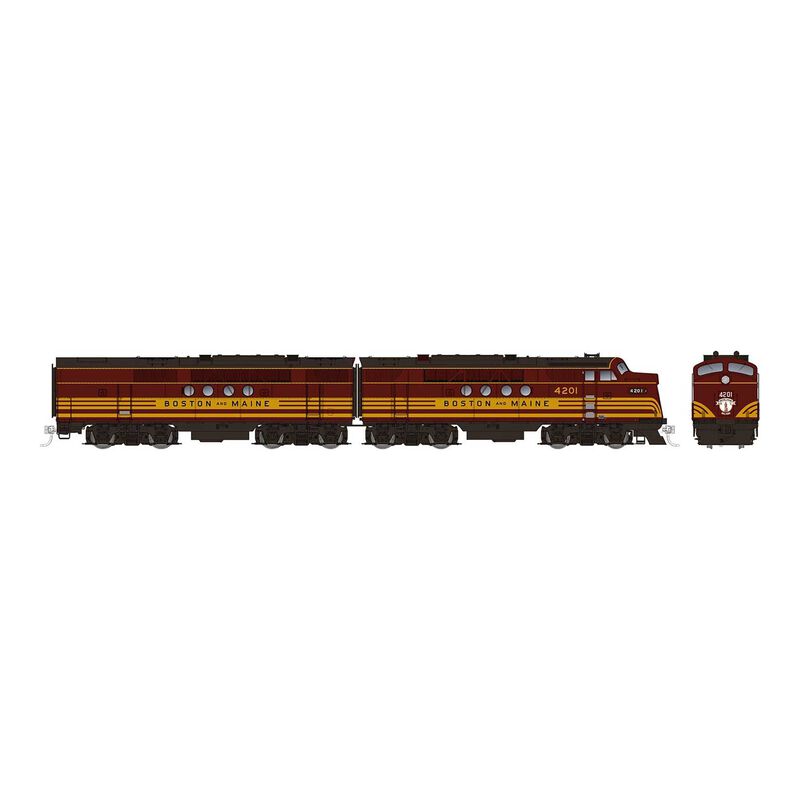 HO EMD FT A+B (DC/DCC/Sound): B&M - Maroon Scheme: #4212A + 4212B