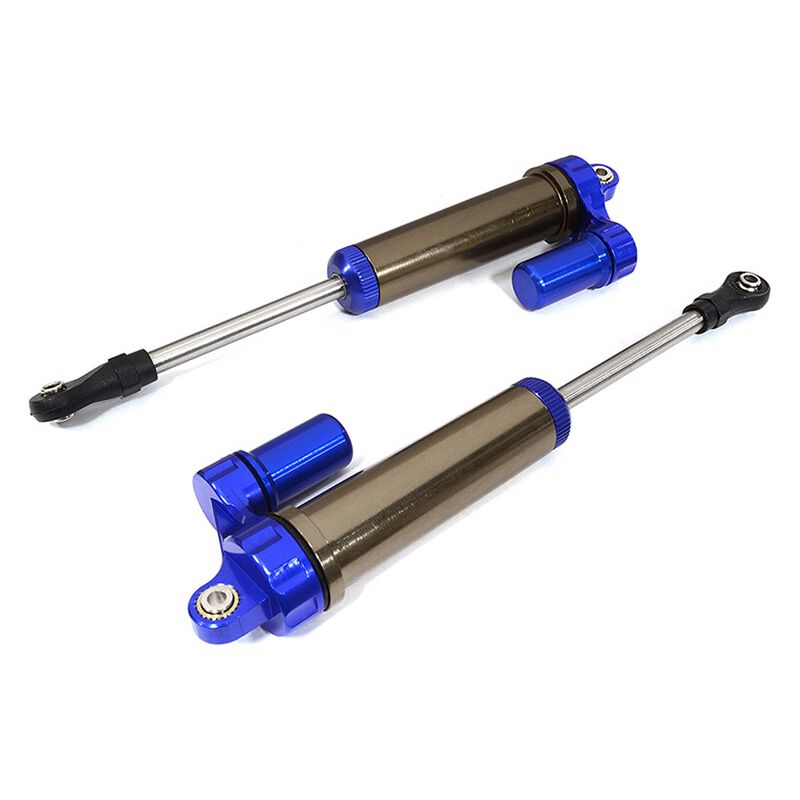 140mm Front Shock Set: Traxxas UDR, Blue (2)
