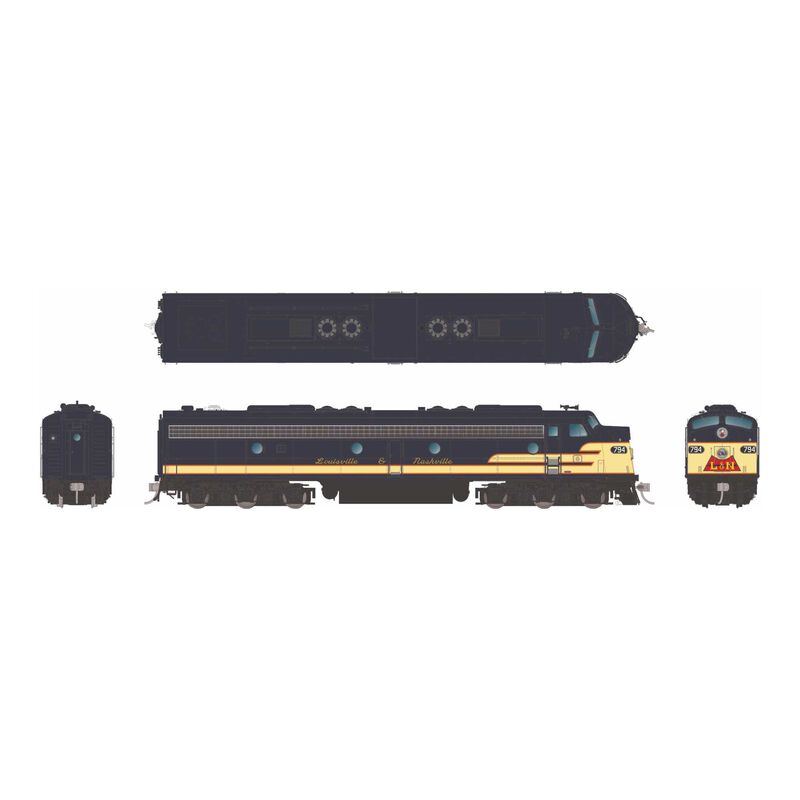 HO EMD E8A (DC/DCC/Sound): L&N - Delivery Scheme: #796