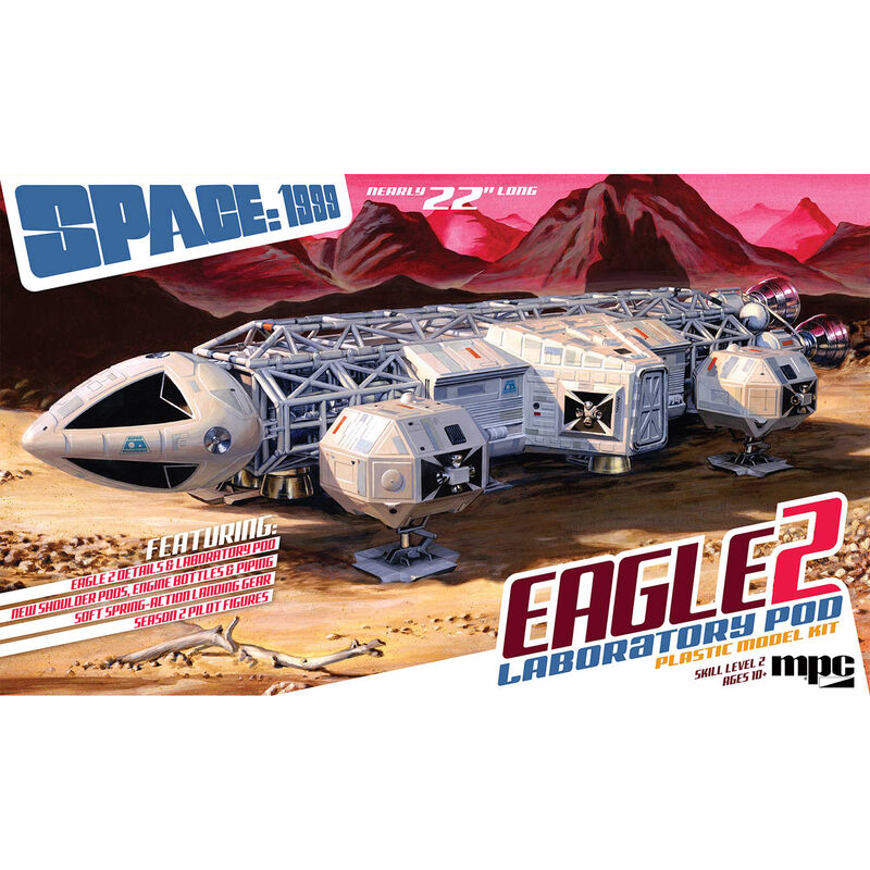 Pompeii Petulance Vleugels MPC 1/48 Space 1999 Eagle II with Lab Pod Model Kit | Tower Hobbies