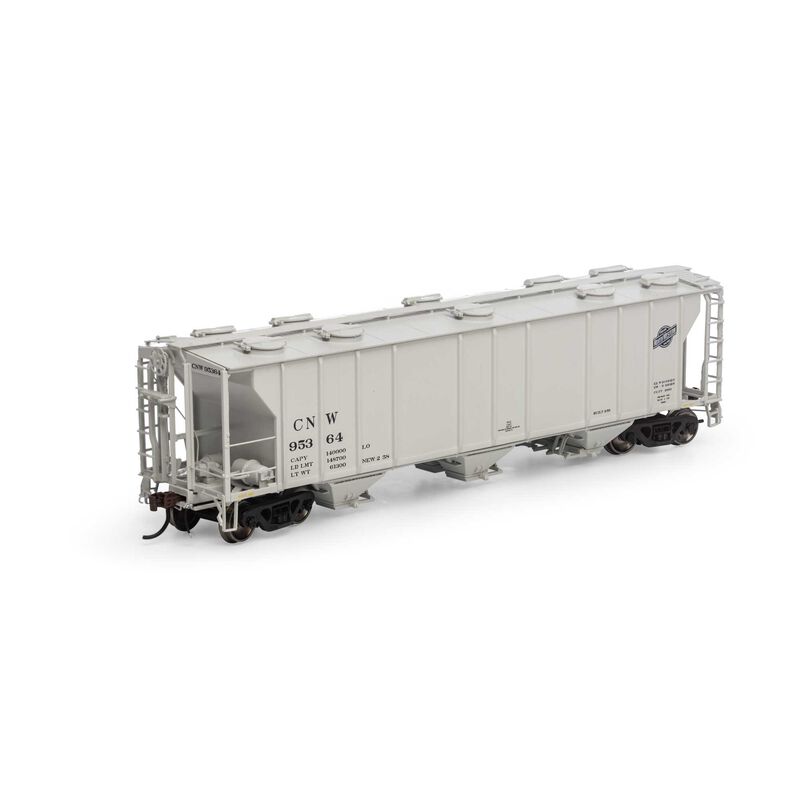 HO PS-2 2893 3-Bay Covered Hopper, C&NW #95364