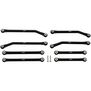 Aluminum High Clearance 4 Link Set for 5.26 (133.7mm) Wheelbase: SCX24 C10, JLU, Bronco