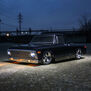 1/10 1972 Chevy C10 Pickup Truck V-100 S 4WD Brushed RTR, Black
