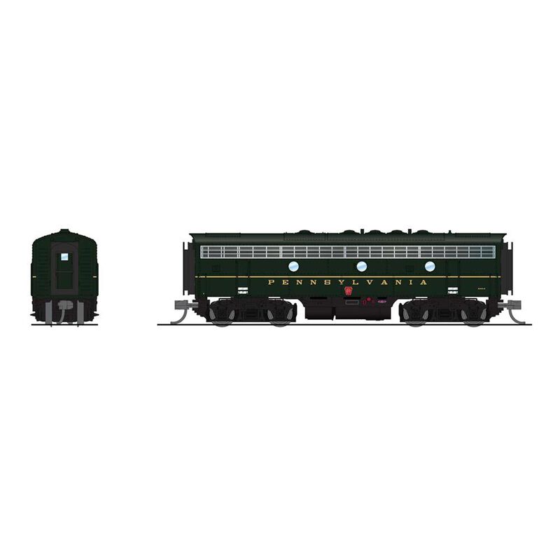 N EMD F7B Locomotive, DGLE Single Stripe, Paragon4, PRR #9547B