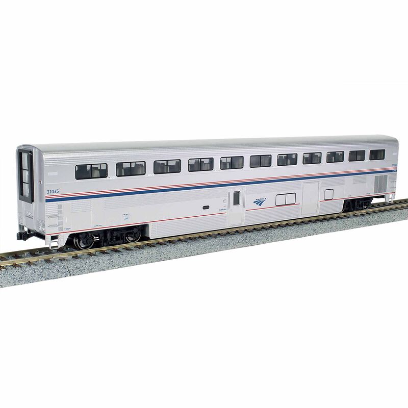 HO Amtrak Superliner I Coach-Baggage Phase VI #31003 w/ Lights