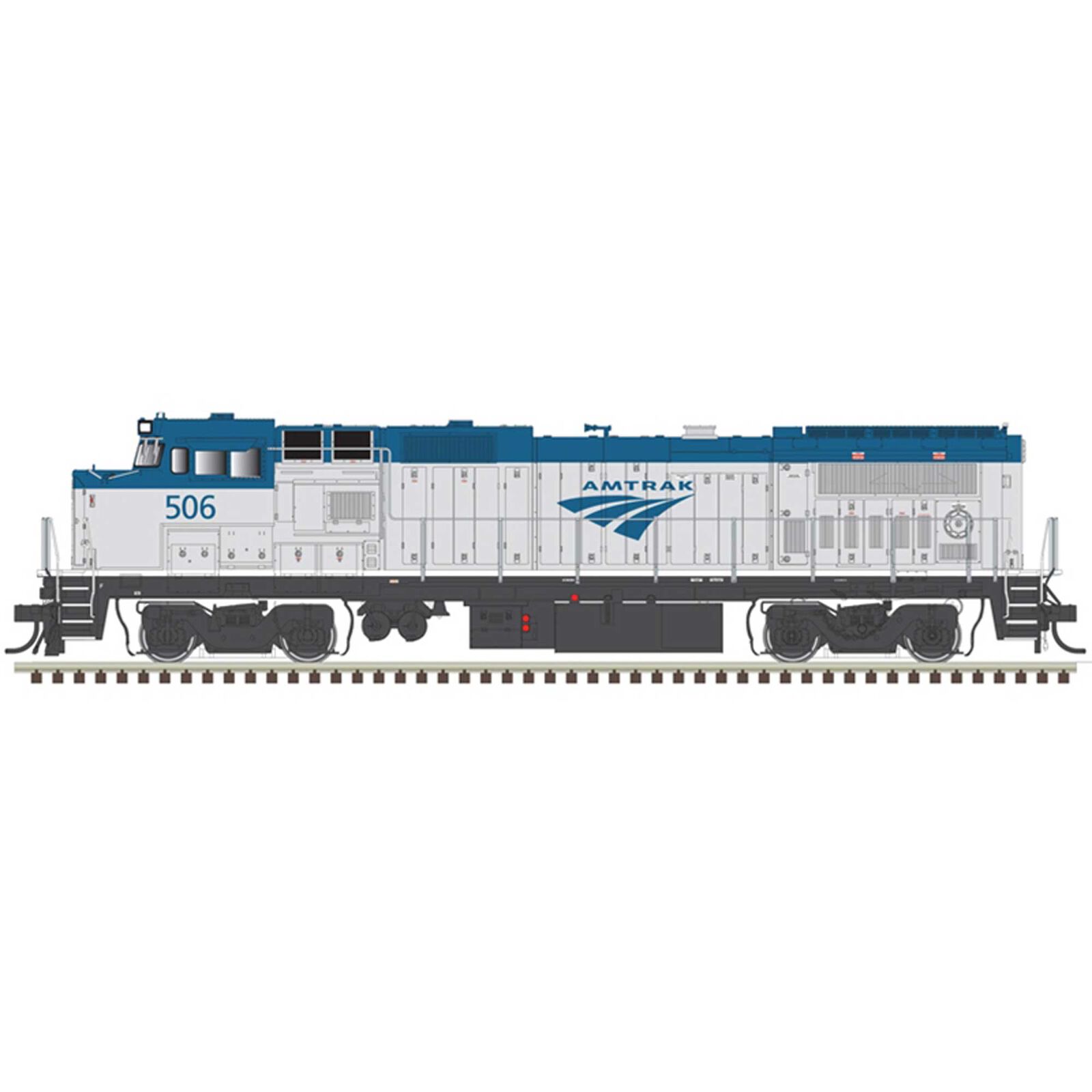 N Dash 8-40 B/BW Loco Amtrak Phase V  508