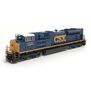 HO EMD SD70ACe Locomotive with DCC & Sound, CSX 4838 YN3 Paint