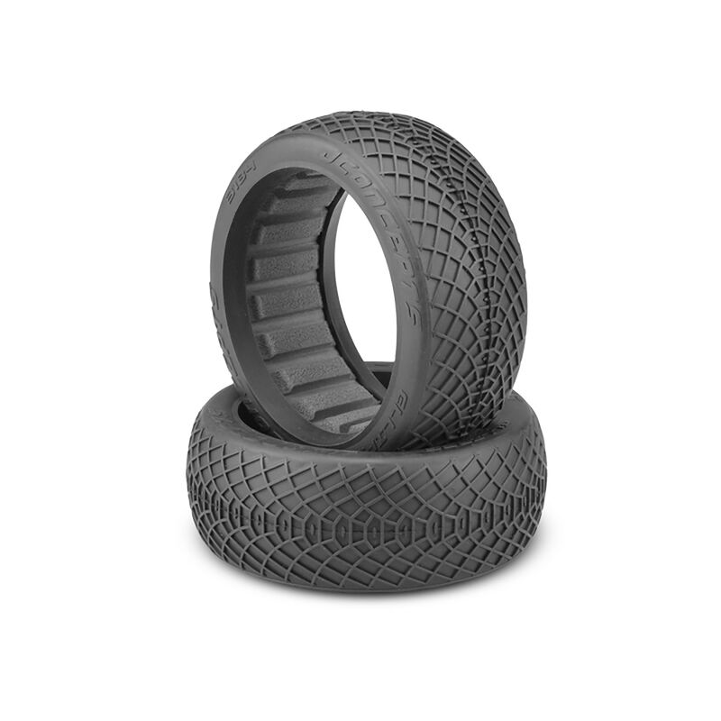 1/8 Ellipse 83mm Buggy Tires and Inserts, Silver Compound (2)