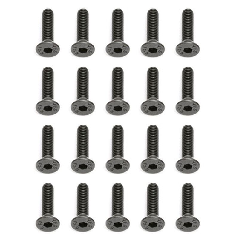 M3x12mm Flat Head Hex Screw