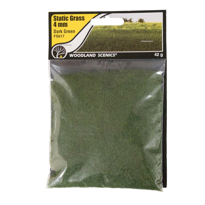 Static Grass Dark Green 4mm
