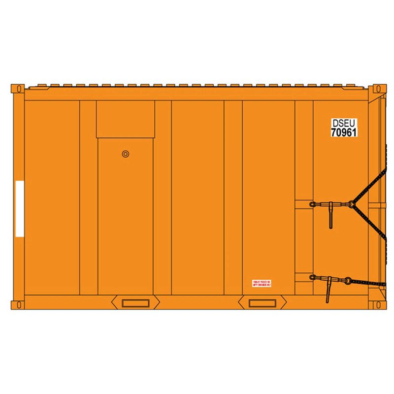 N 20' High Cube MSW DSEU (Orange White) Set #9 (4)