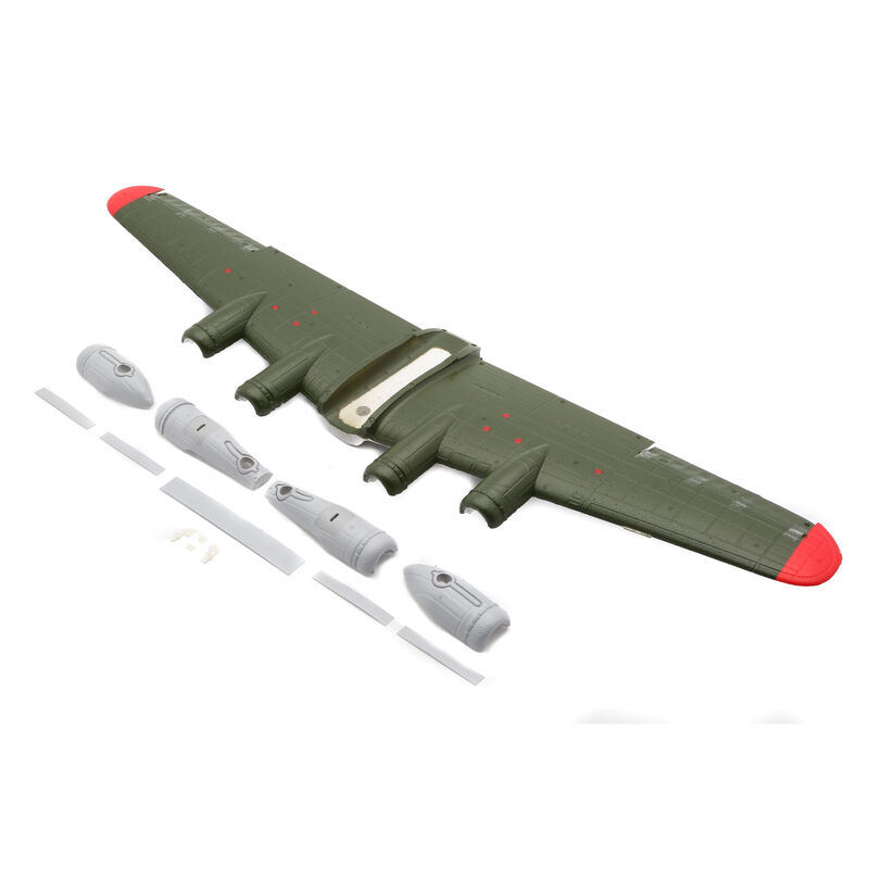 Wing with nacelle bottoms: UMX B-17G