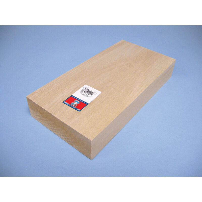 Basswood Carving Block 2x6x12