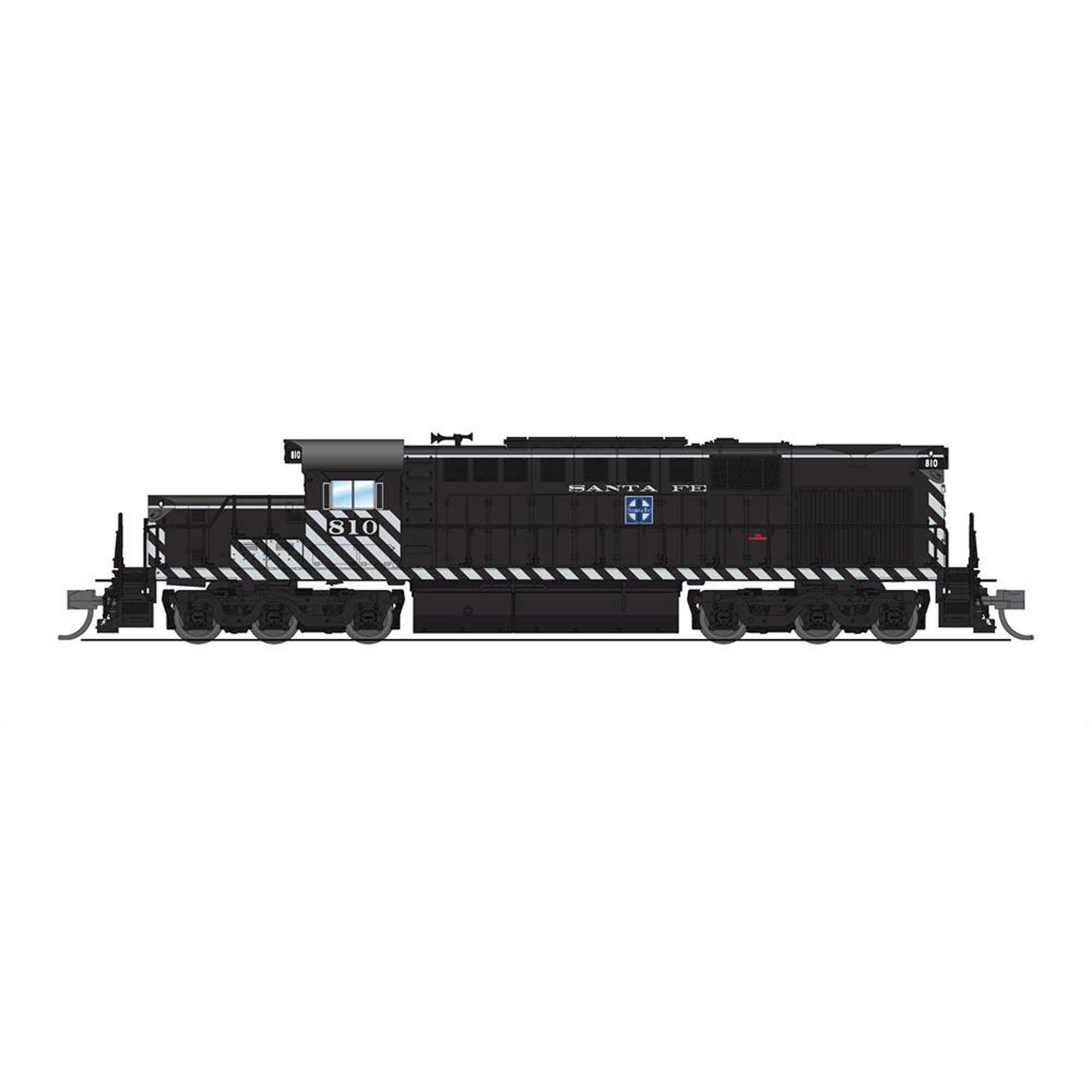 Broadway Limited Imports N Alco RSD-15 Locomotive, Zebra
