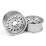1/10 Incision Method MR307 1.9 Crawler Wheels, 12mm Hex, Clear Anodized (2)