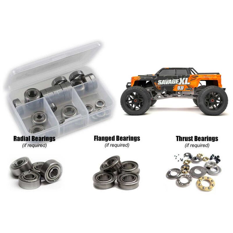 Metal Shielded Bearing Kit, 1/8 HPI Savage XL 5.9
