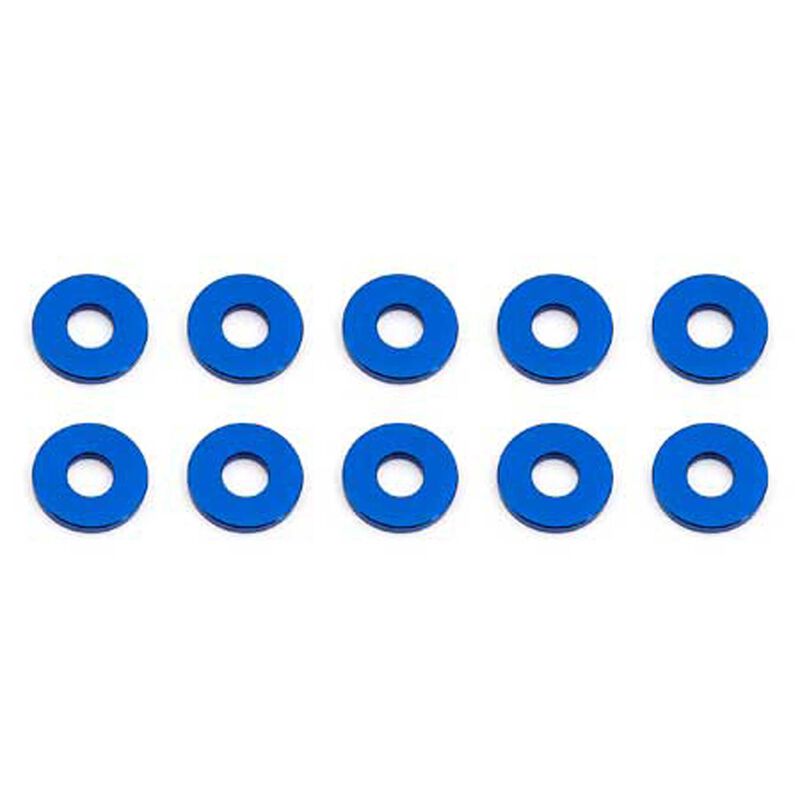 Aluminum 7.8x1mm Ballstud Washers, 1/10 Team Associated SC10 (10)