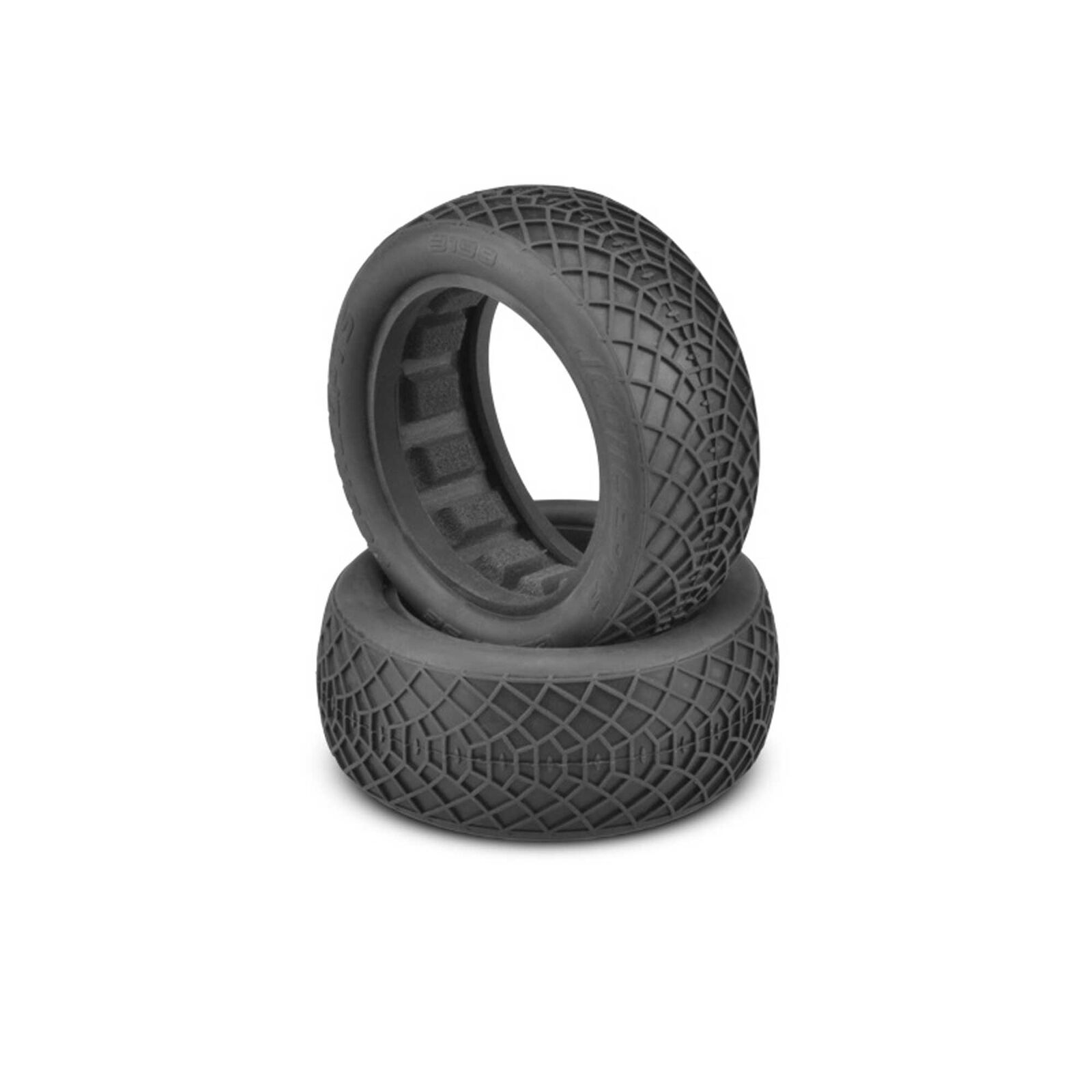 1/10 Ellipse 2.2” Front 4x4 Buggy Tires and Inserts, Green Compound (2)