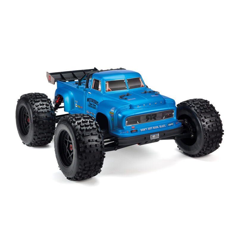 1/8 NOTORIOUS 6S 4X4 RTR Brushless Stunt Truck, Blue