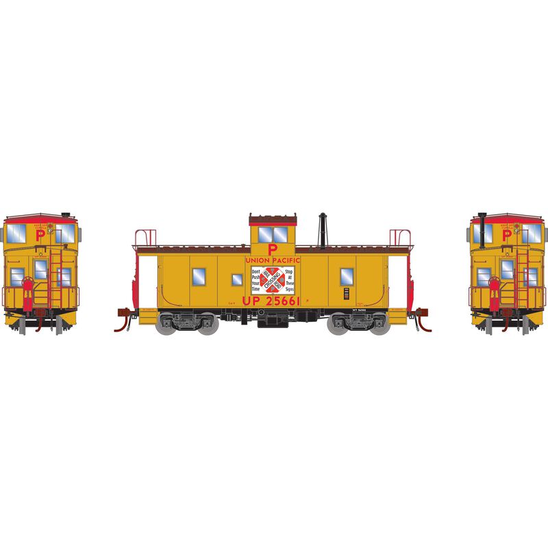 HO CA-9 ICC Caboose with Lights UP #25661