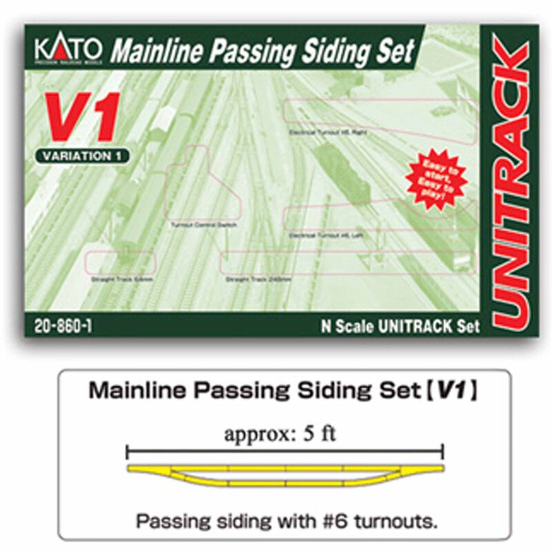 N V1 Mainline Passing Siding Set