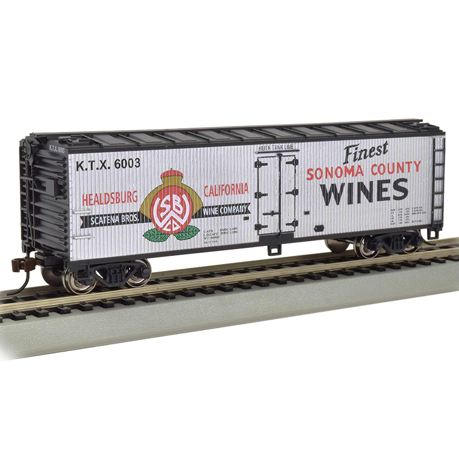 HO 40' Wood Reefer Sonoma County Wines
