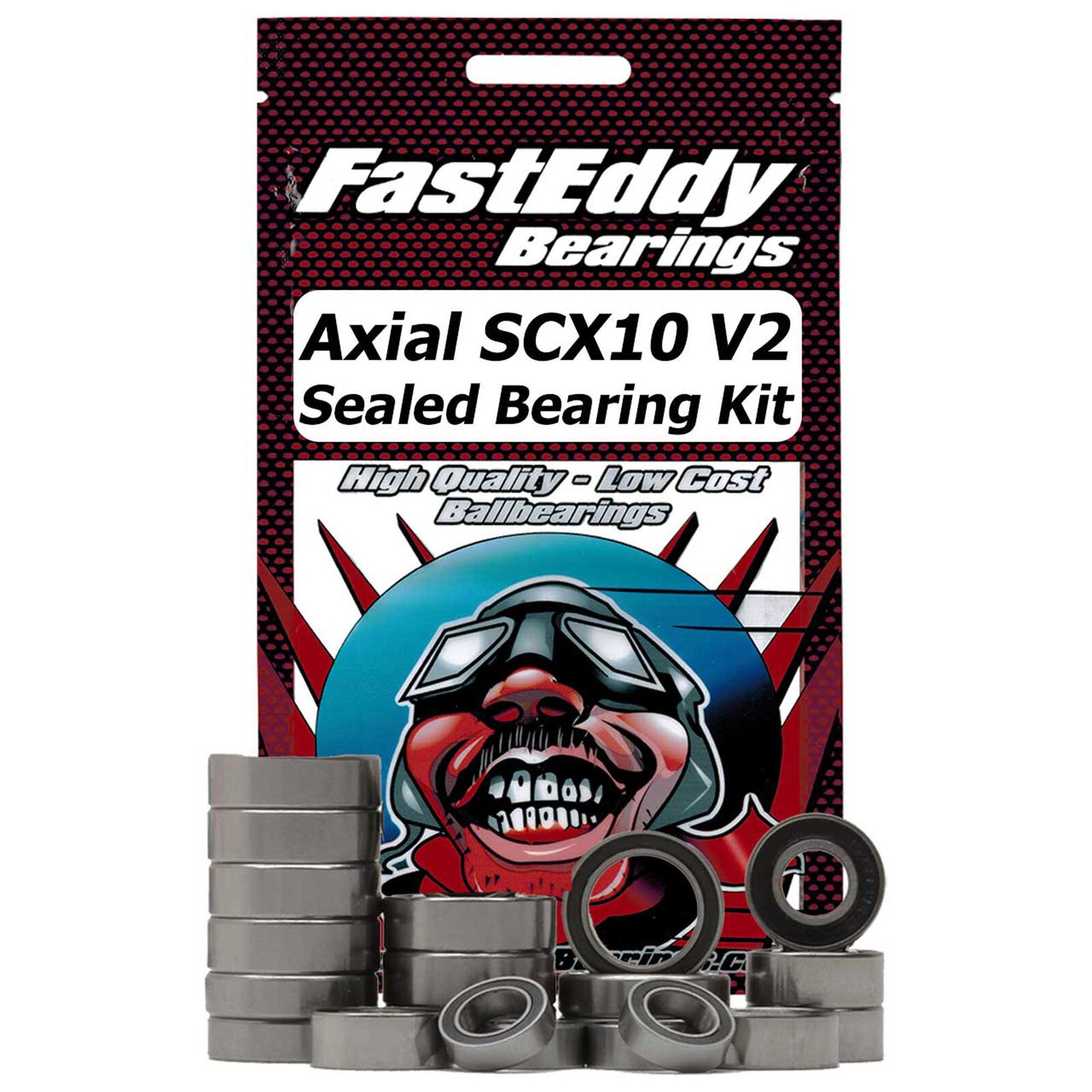 Sealed Bearing Kit: Axial SCX10 II (V2)