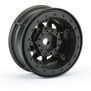 1/10 Keystone Front/Rear 1.55" 12mm Rock Crawler Wheels (2) Black