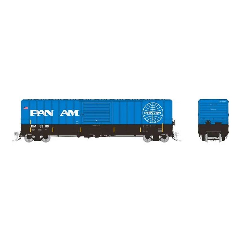 HO PC&F 5241cuft boxcar: B&M - Pan-Am: 6-Pack #1