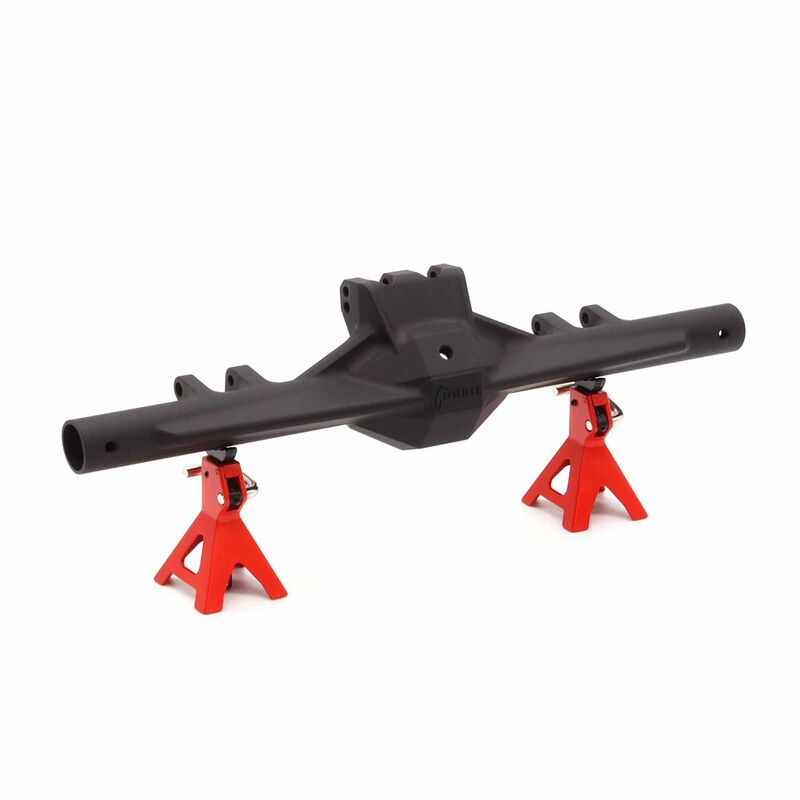 Aluminum Rear Axle Housing, 1/10 H10 Optic 4x4 Trail Buggy, Black