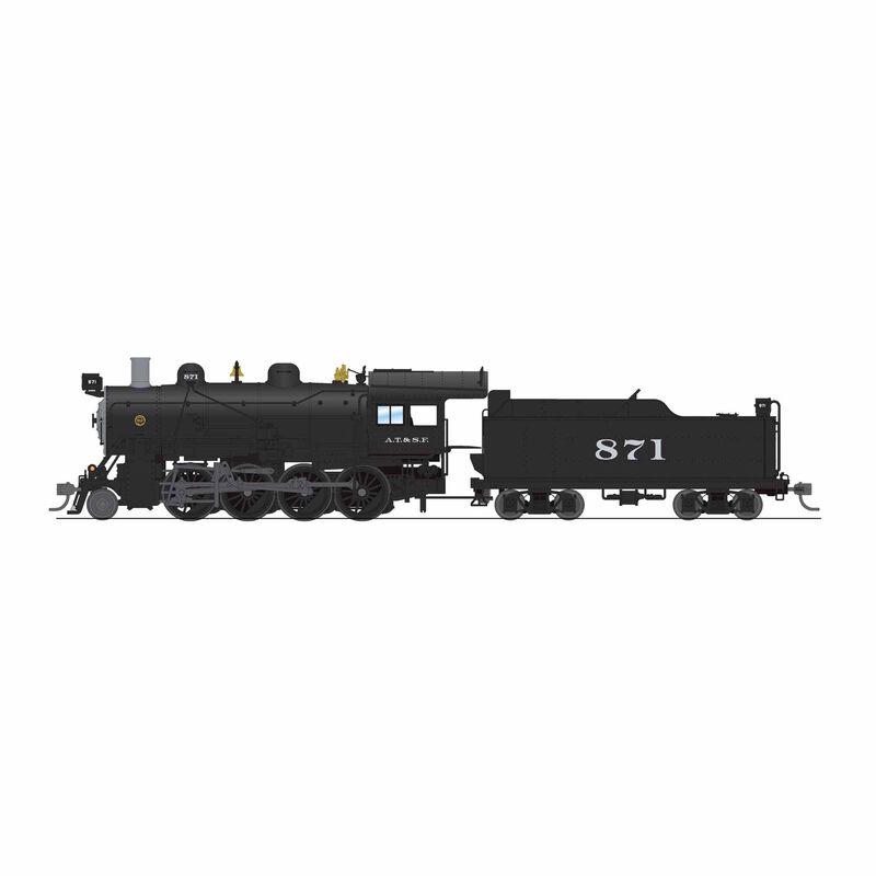 HO 2-8-0 Consolidation No-Sound / DCC-Ready , ATSF 873