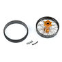 1/4 Pro-Spec Aluminum F/R Wheel Black/Gold Dunlop MX33/MX33 Bundle