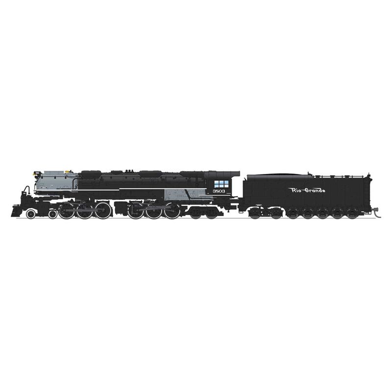 N Challenger 4-6-6-4 Locomotive with Coal Tender, D&RGW #3803 Black & Graphite