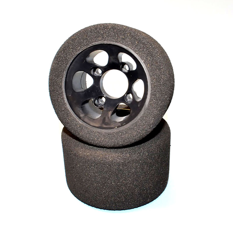 1 1/2"Wide Rear Mounted Foam Drag Tires (2)