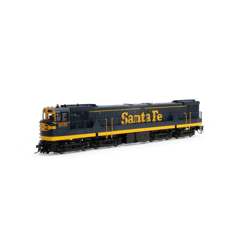 HO U50 Locomotive with DCC & Sound, SF #1651