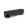 HO ATH 40' 4-Bay Offset Hopper with Load, Data Only Black