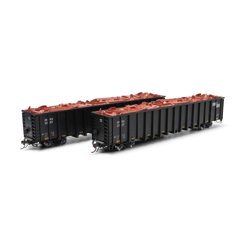 Athearn HO NSC 6000 Gondola with Load, IMRX #2287, 2337 (2)
